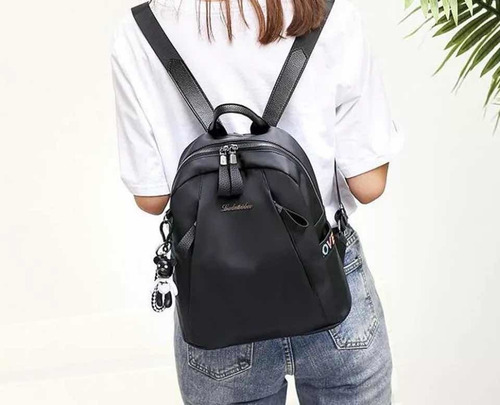 Mochila Cartera Mujer Impermeable Lona Neoprene Resistente