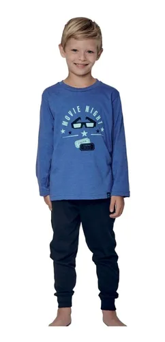 894n. Pijama Varon Jersey Estampado. Talle Especial