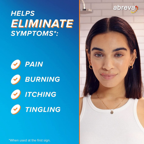 Abreva Docosanol - Herpes Bolhas - 2 Tubos