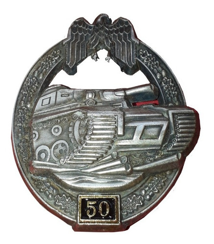 Piocha Insignia Distinción Militar Ataque Panzer Tanques 50