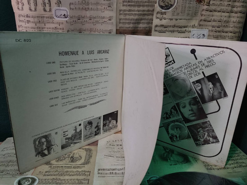 Lp Homenaje A Luis Arcaraz 3 Vinilos (Usado)