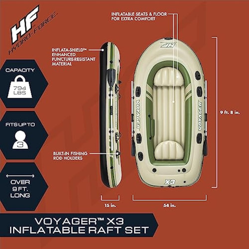 Set De Balsa Inflable Bestway Hydro-force |