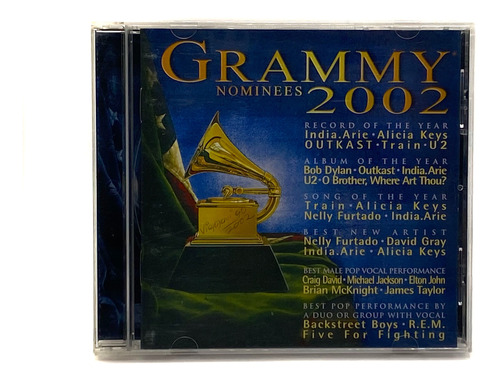 Cd 2002 Grammy Nominees - U2, Train, R.e.m, Michael Jackson