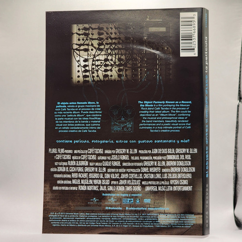 Café Tacvba El Objeto Antes Llamado Disco La Película Dvd