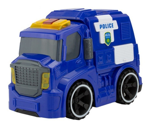 Brinquedo Carro Caminhão Polícia Luz Som Fricção Infantil