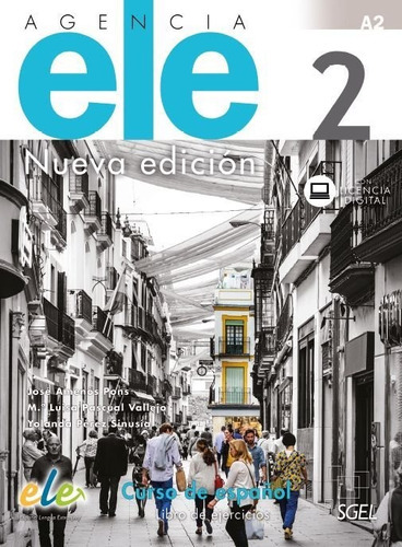 Agencia Ele 2 Libro De Ejercicios. Nueva Ediciãâ³n., De Amenós Pons, José. Editorial S.g.e.l., Tapa Blanda En Español
