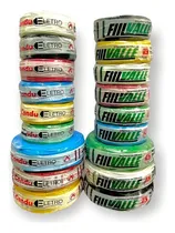 Comprar Rolo 100m Metros Cabo Flexível 2,5mm Fio Elétrico Anti Chama Cor da cobertura Verde