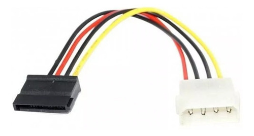 Cable Sata Power Adaptador Molex 4 Pin X10 Unidad + Envio