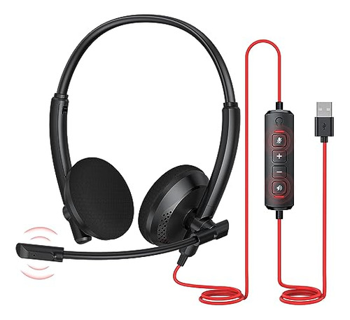 Auriculares Usb Nubwo Hw03 Con Micrófono Para Pc - Auricular