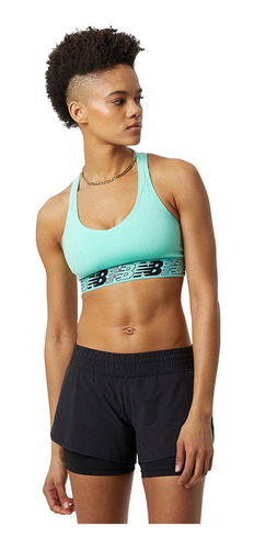 Top New Balance Pace Bra 3.0 Verde - Wb11034bm4