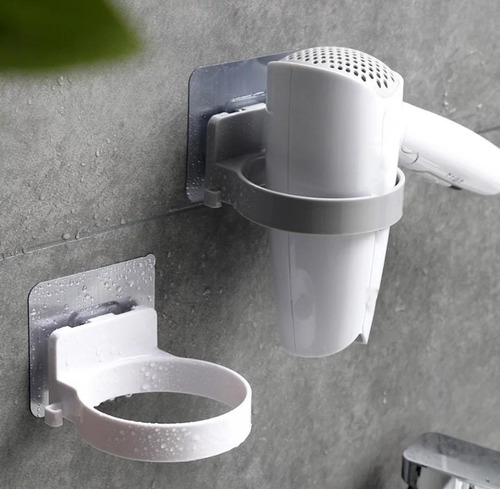 Imagen 3 de 9 de Soporte Autoadhesivo Secador De Pelo Súper Resistente