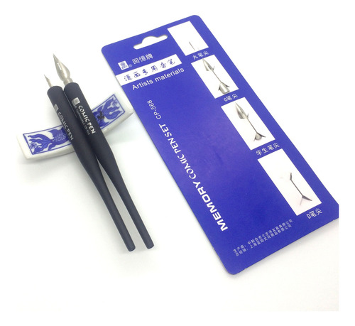 Plumines Dibujo Manga Comic Pen Anime Plumas Caligrafia Negro