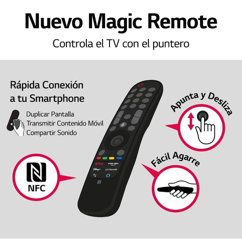 Imagen 5 de 6 de Smart Tv Televisor LG 55'' Led 55nano80 Uhd 4k Nano Cell
