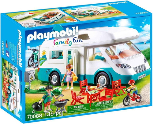 Playmobil Family Fun 70088 Caravana Vehiculo Familiar Verano