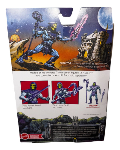 Masters Of The Universe Vintage Skeletor Masterverse (Usado)