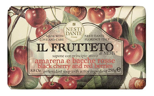 Sabonete Il Frutteto Amarena E Frutas Vermelhas 250g Nesti