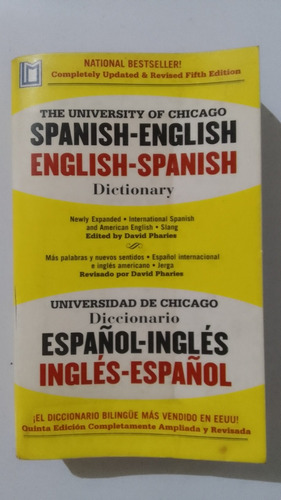 Diccionario Bilingue Español - Inglés Universidad De Chicago