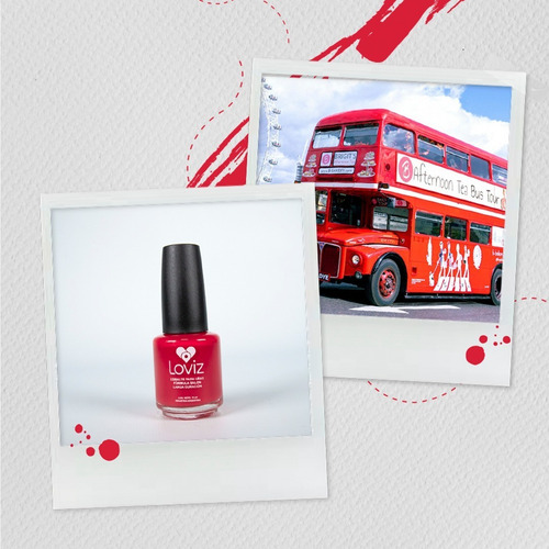 Rojo - Londres | Esmalte De Larga Duración De 15ml