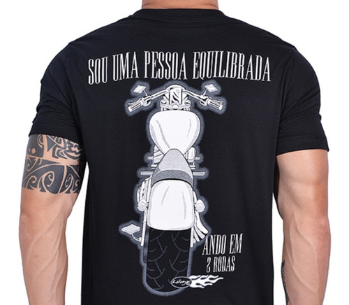 Camiseta Kallegari Equilibrado Moto Custom