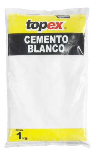 Cemento Blanco  Bolsa 1kg