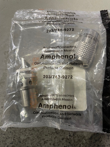 Conector Pl259 Marca Amphenol Original Sellado En Su Empaque