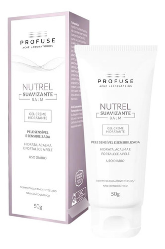Profuse Nutrel Suavizante Balm Gel Creme Hidratante 50g Todo Tipo De Pele