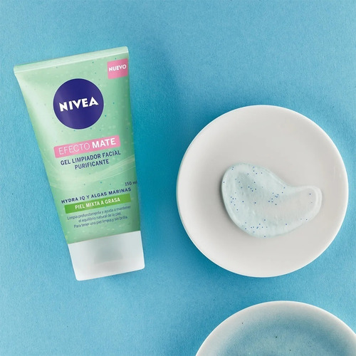 Pack 2 Nivea Gel Limpiador Facial Purificante Efecto Mate
