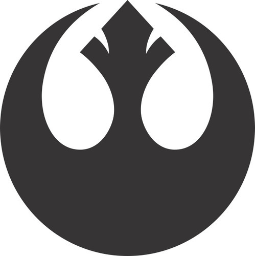 Calco Star Wars Rebel Alliance Logo Sticker Vinilo