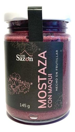 Mostaza Con Maqui 145g Con Sazón 100% Natural Premium