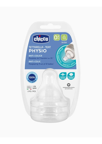 Tetina Chicco Physio Perfec 5 Silicona Desde Recien Nacido