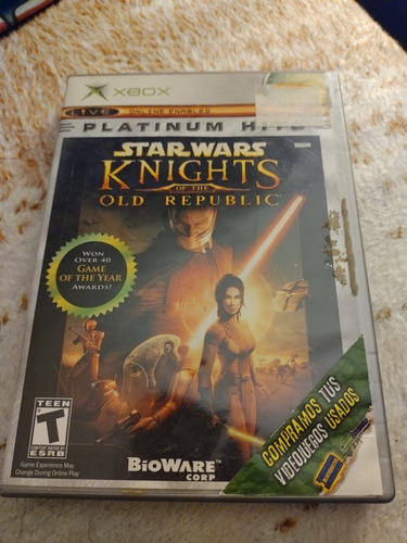 Knights Of The Old Republic - Xbox - Xbox 360 Recompatible