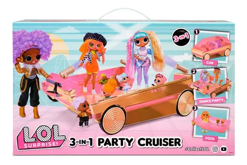 UAU! Conjunto L.O.L. CAR-POOL COUPE com Boneca Exclusiva, Piscina Surpresa  & Pista de Dança  UAU! Conjunto L.O.L. CAR-POOL COUPE com Boneca  Exclusiva, Piscina Surpresa & Pista de Dança Oi, pessoal! Hoje