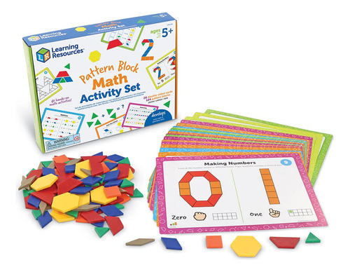 Conjunto De Actividades Matemáticas Con Bloques De Patrones,
