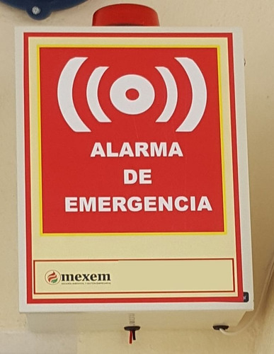 Alarma De Emergencia Con Bateria De Respaldo 