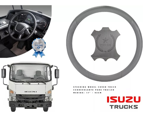 Cubrevolante Piel Gris Trailer Truck  Isuzu Rodeo 3.2l 2004