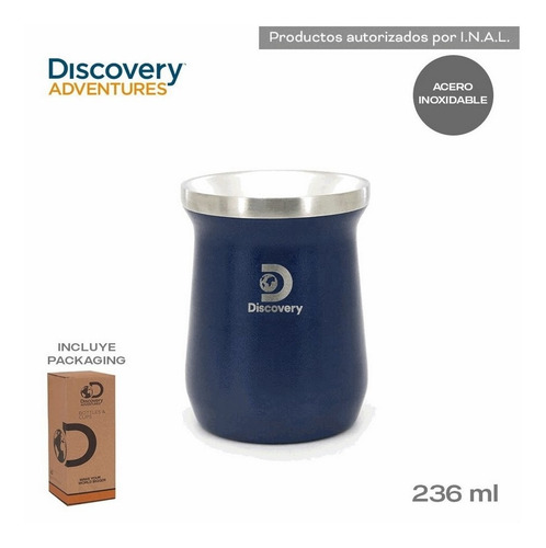Imagen 2 de 4 de Mate Discovery Acero Inoxidable Original Ar1 13675 Ellobo