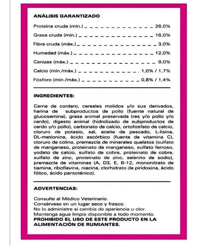 Croquetas Exceed Cordero/arroz 20kg