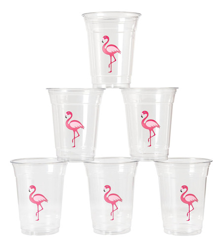 Flamingo Vasos De Plástico Lets Flamingle Party Cups Luau Tr