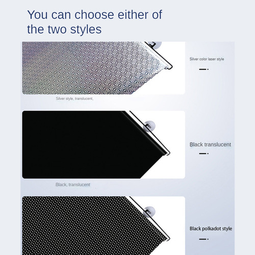 Cortina Opaca De Protección Solar (bk-xl), Retráctil, Talla