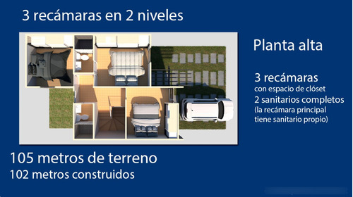 Casas Semiresidenciales De 105 Metros 3 Recámaras 2.5 Sanitarios En Venta En Pachuca