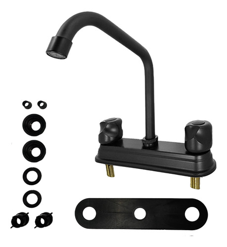 Llave Mezcladora Para Fregadero Cuello Alto Hexagonal 16021