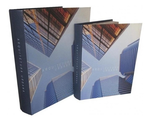 Livro Caixa Decorativo G Arquitetura Urbana (ga3041)