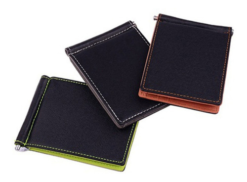 Salm Wallet Billetera Bi-fold Impermeable Con Clip Sintético