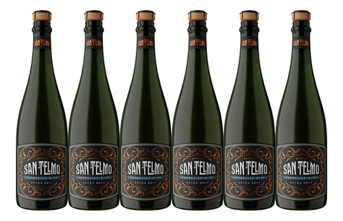 Champagne San Telmo Extra Brut 750ml X6 - Pérez Tienda -
