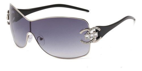 Gafas De Sol Envolventes Bsreyeop Y2k Con Lente Uv400