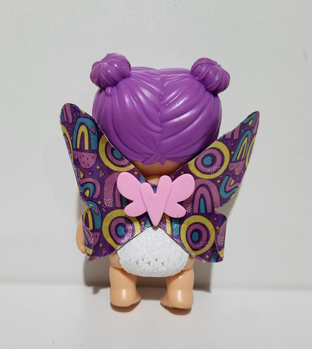 Boneca Mini Baby Alive 10cm Glo Pixies Plum Rainbow (Usado)