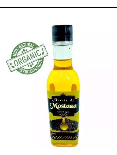 Aceite De Mostaza Puro 250 Ml. Extra Virgen