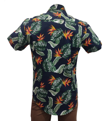 Camisa Giorgio Berlucchi Mc24-08 Slim Fit 2024 Hawaiana 