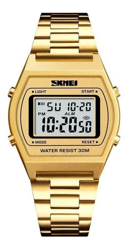 Reloj Skmei Unisex Retro Hora Digital Resistente Al Agua