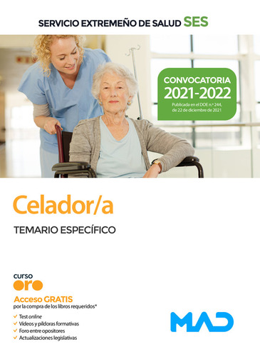 Celador/a Temario Parte Especifica Ses 2021 2022 Extremadur